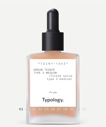 Typology Tinted Serum with Vitamin C, Squalane & Aloe Vera - Type 3 / Medium